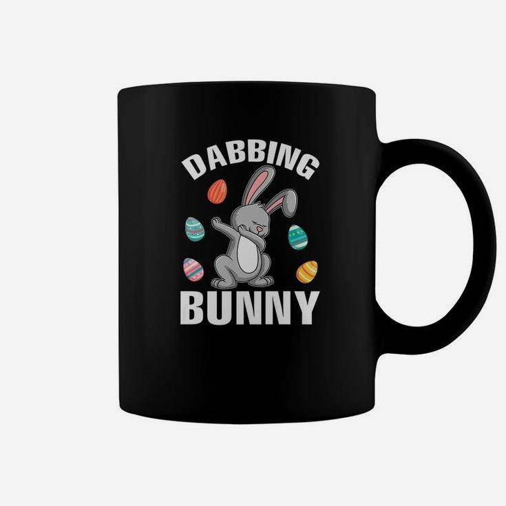 Bunny Rabbit Dabbing Dancing Easter Eggs Dabbing Bunny Coffee Mug