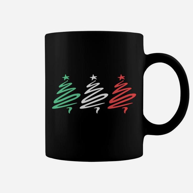 Buon Natale - Merry Christmas Italian Flag Trees Coffee Mug