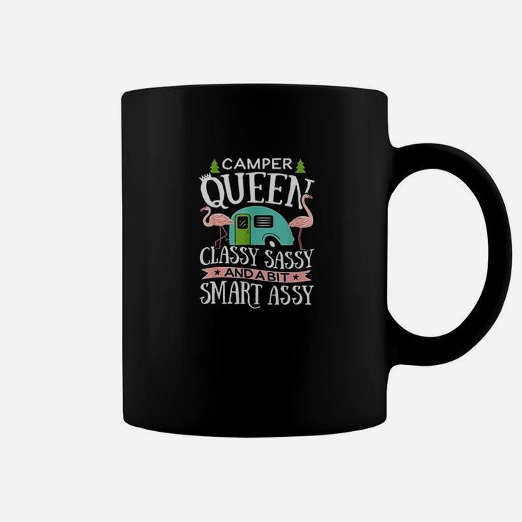 Camper Queen Classy Sassy Smart Assy Camping Coffee Mug