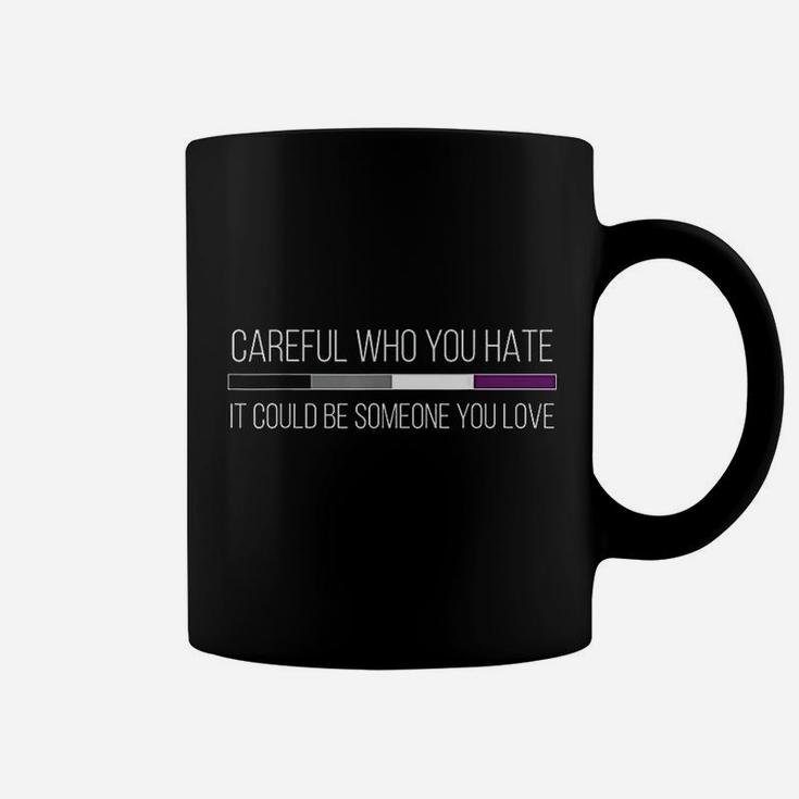 Careful Who You Hate Flag Coffee Mug