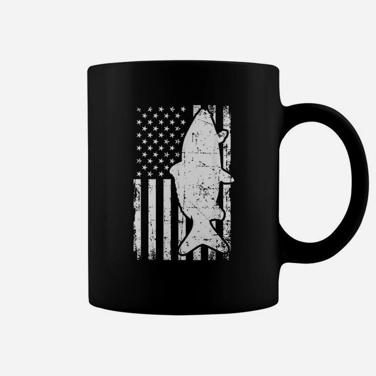Carp Fishing Usa Flag Coffee Mug