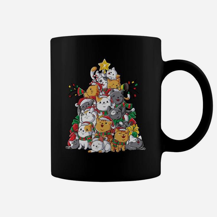 Cat Christmas Tree Meowy Catmas Xmas Kids Girls Boys Gifts Sweatshirt Coffee Mug