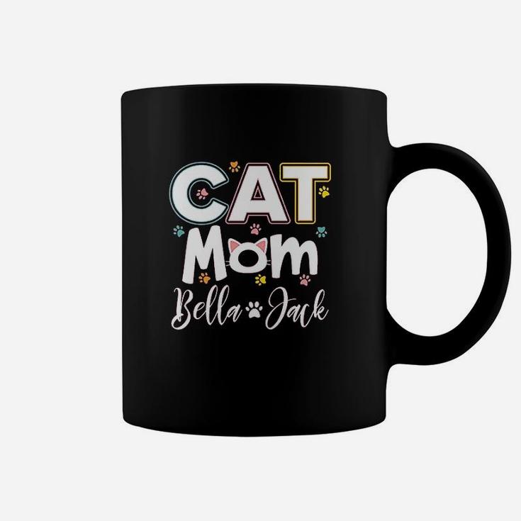 Cat Mom  Cute Cat Paw Coffee Mug
