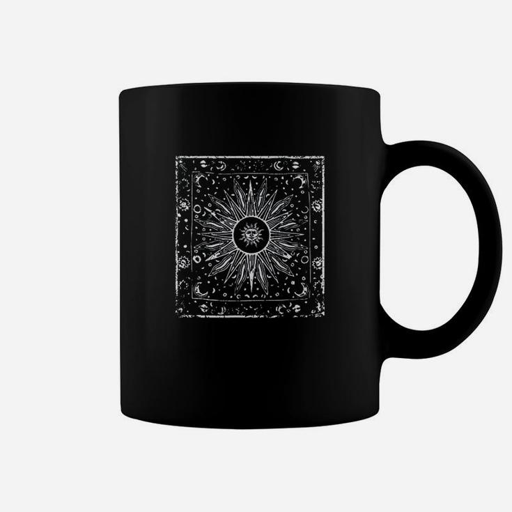 Celestial Sun Moon Stars Planet Tapestry Cute Coffee Mug