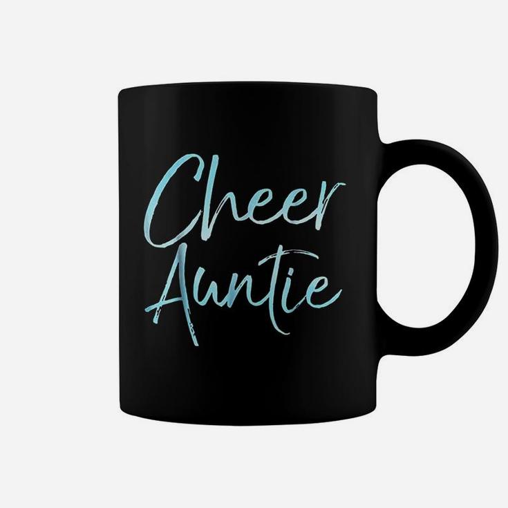 Cheer Auntie Cute Cheerleader Aunt Gift For Women Coffee Mug