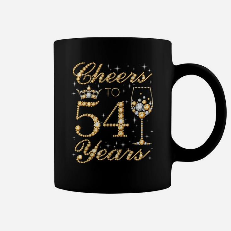 Cheers To 54 Years, 54Th Queen's Birthday, 54 Years Old Coffee Mug