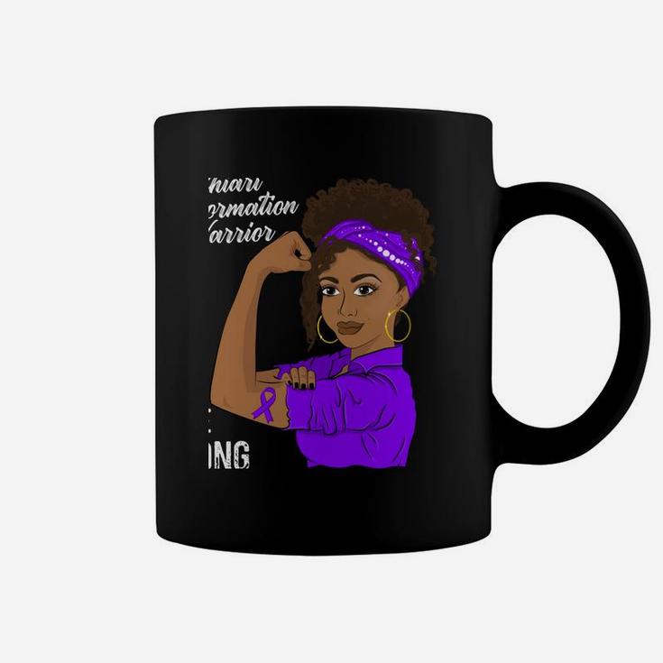 Chiari Malformation Warrior Black Girl Awareness Coffee Mug