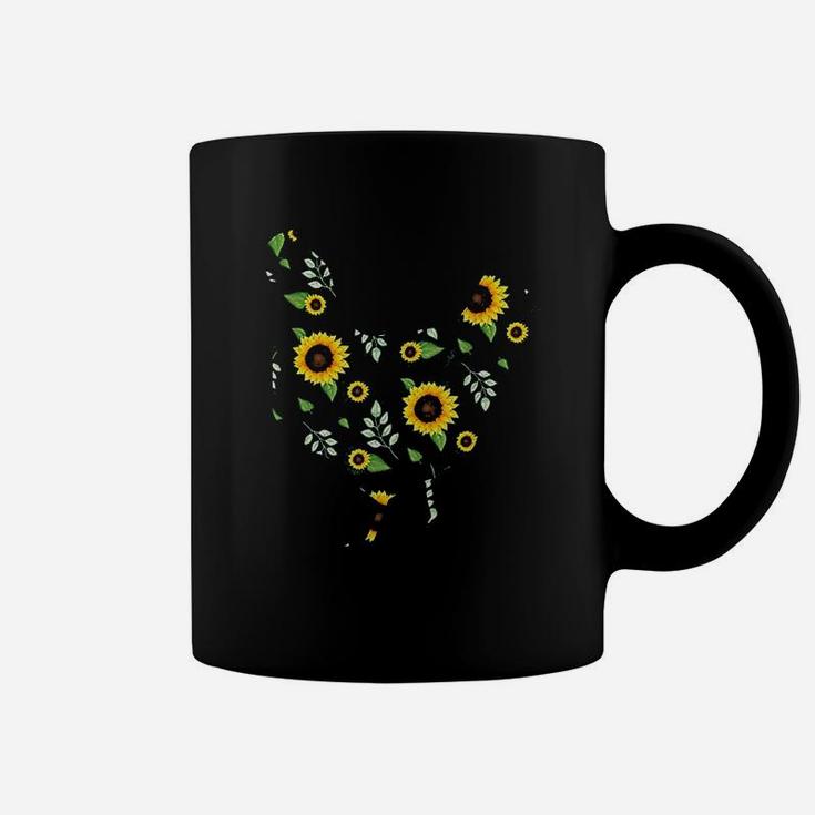 Chicken Sunflower Coffee Mug