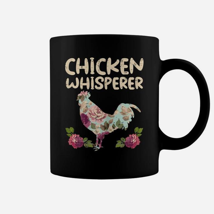 Chicken Whisperer Flower Farming Farm Animal Farmer Gift Coffee Mug