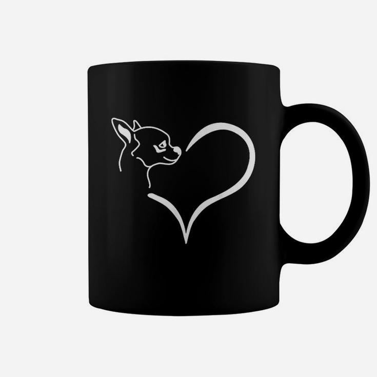 Chihuahuas Dog Lover Heart Coffee Mug