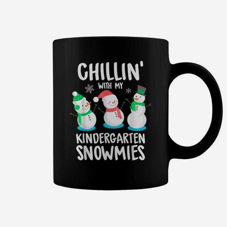 Chillin' With My Kindergarten Snowmies Coffee Mug