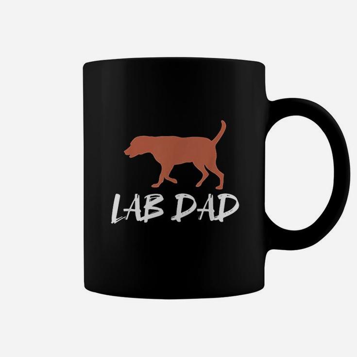 Chocolate Lab Dad Labrador Retriever Lover Coffee Mug