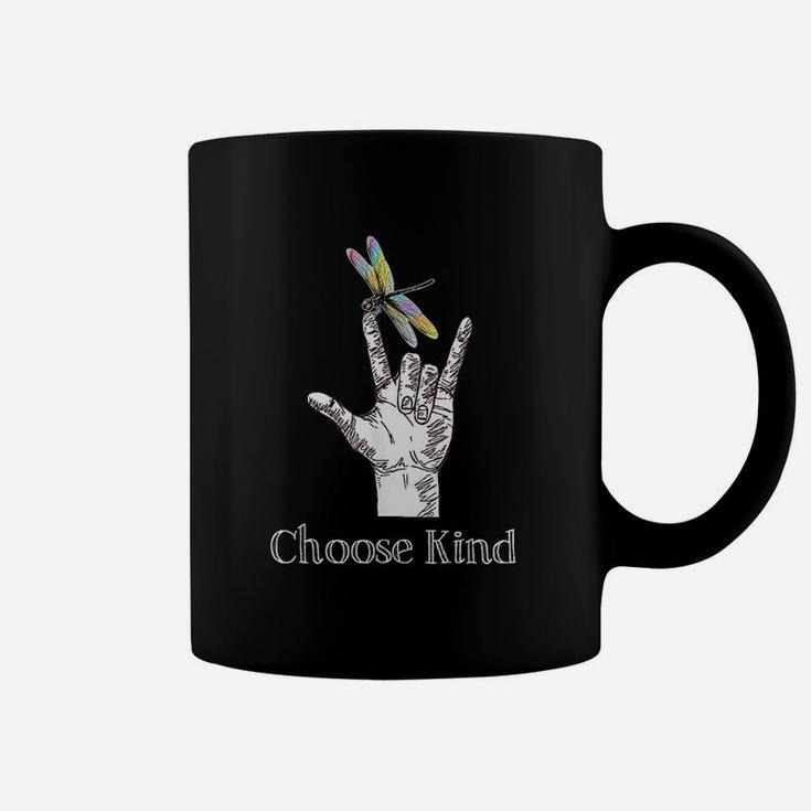 Choose Kind Dragonfly Coffee Mug