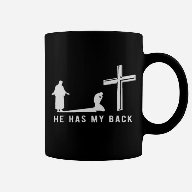 Christian He Has My Back Coffee Mug