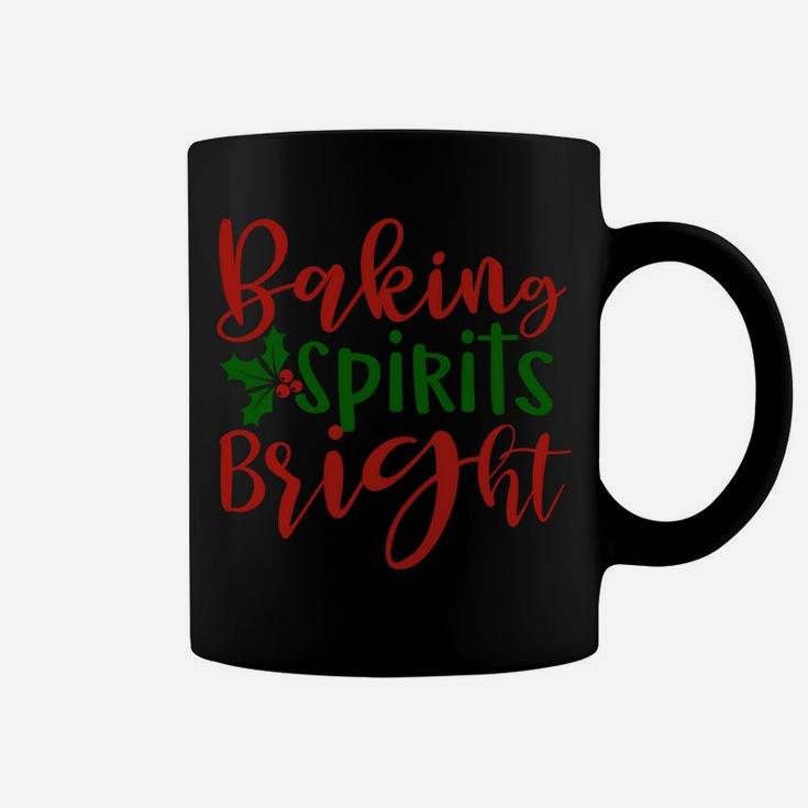 Christmas Baking Spirits Bright Cute Holiday Family Coffee Mug