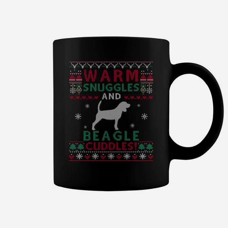 Christmas Beagle Dog Ugly Sweater Style Sweatshirt Coffee Mug