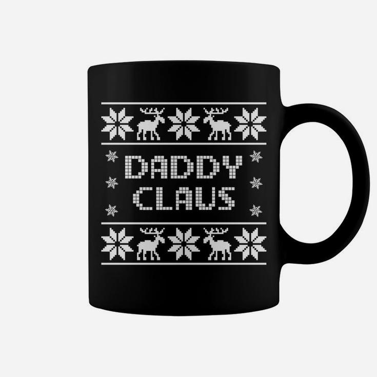 Christmas Daddy Claus Funny Ugly Sweater Father Dad Kid Gift Coffee Mug