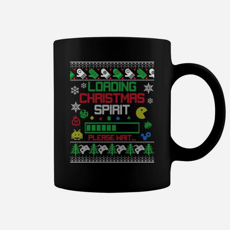 Christmas Gaming - Loading Christmas Spirit For Gamer Ugly Sweatshirt Coffee Mug