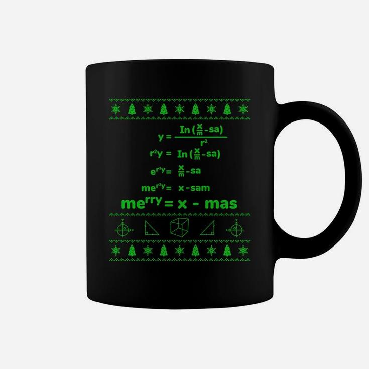 Christmas Merry Xmas Math Equation Design Sweatshirt Coffee Mug