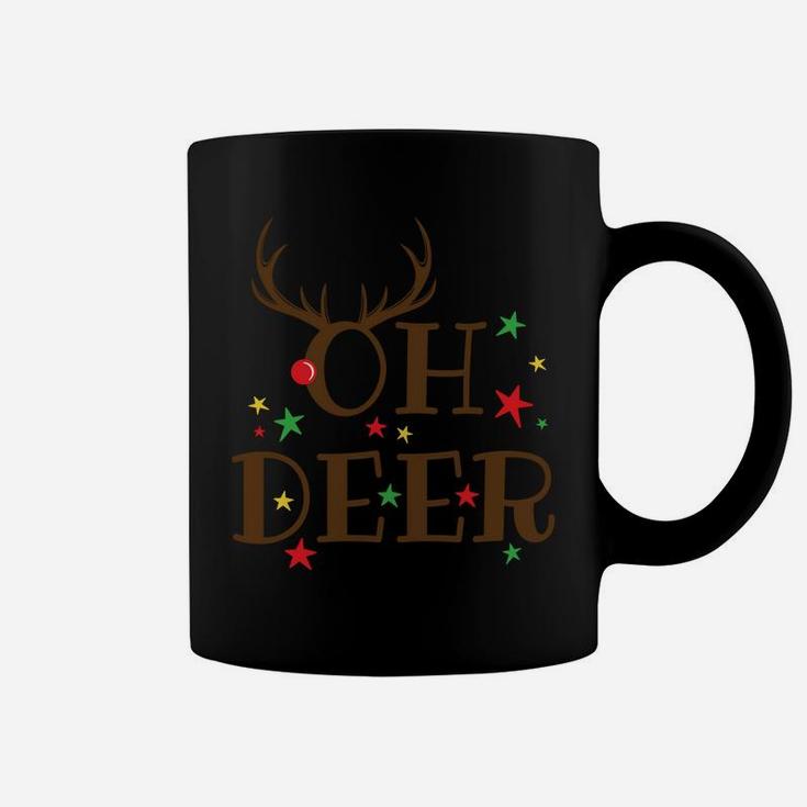 Christmas Oh Deer Funny Pun Parody Design Sweatshirt Coffee Mug
