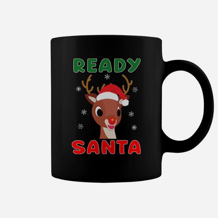Christmas Rudolph Red Nose Reindeer Kids Gift Coffee Mug