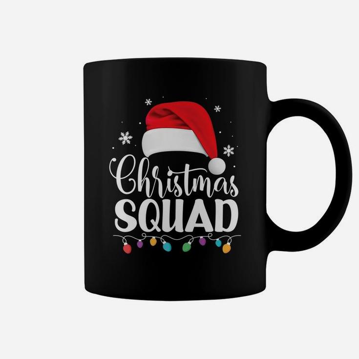 Christmas Squad Santa Hat Family Matching Pajamas Xmas Gift Coffee Mug