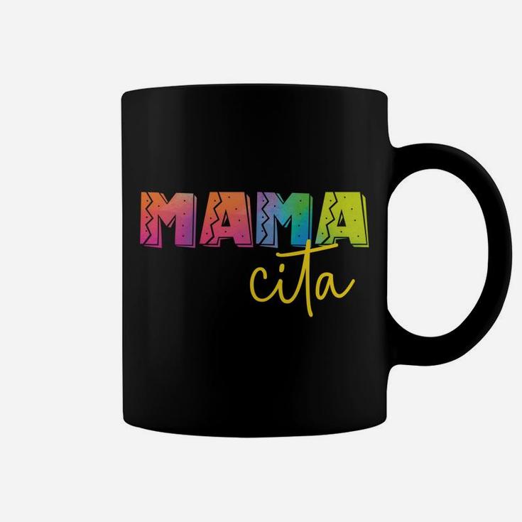 Cinco De Mayo Rainbow Watercolor Tie Dye Mamacita Coffee Mug