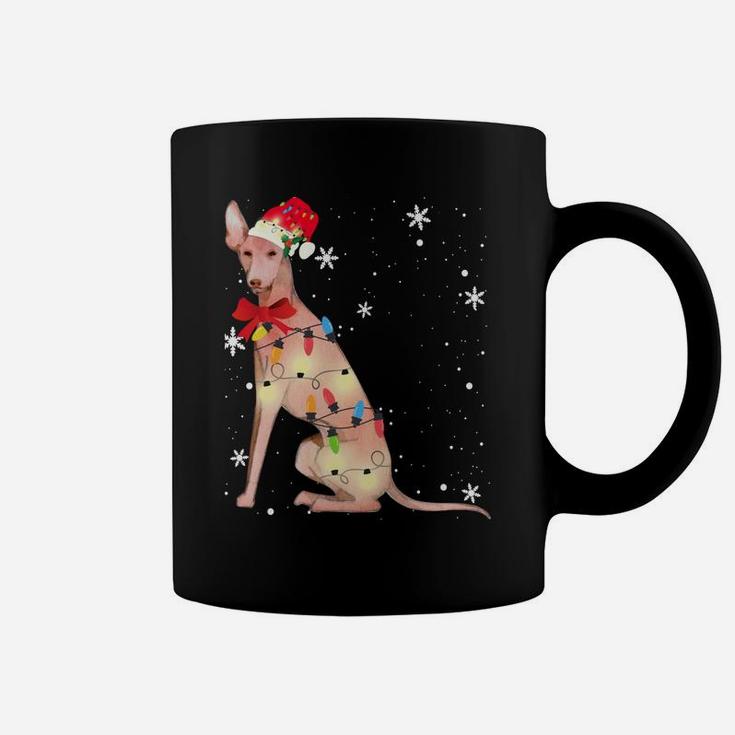 Cirneco Dell'etna Dog Christmas Light Xmas Mom Dad Gifts Coffee Mug