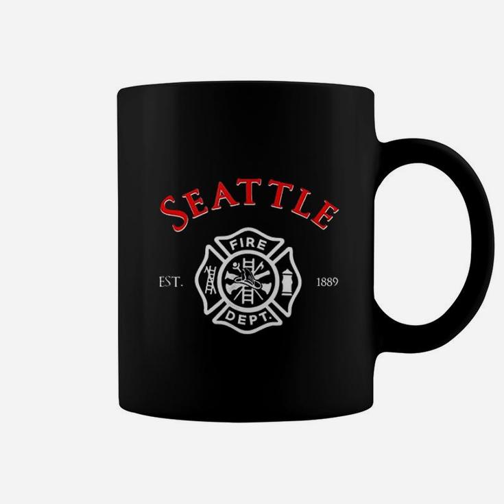 City Of Seattle Fire Rescue Washington Firefighter Coffee Mug
