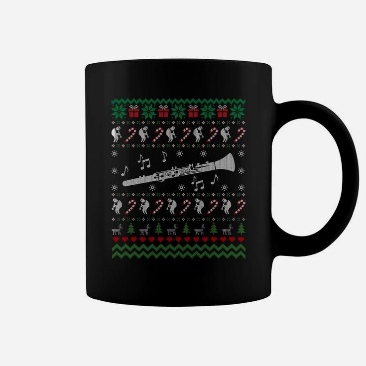Clarinet Ugly Christmas Sweater Gift For Trumpet Lovers Sweatshirt Coffee Mug