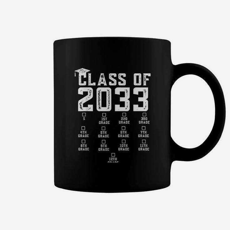 Class Of 2033 Grow With Me Shirt With Space For Checkmarks Coffee Mug