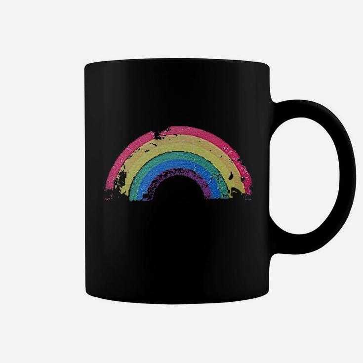 Classic Grunge Rainbow Coffee Mug