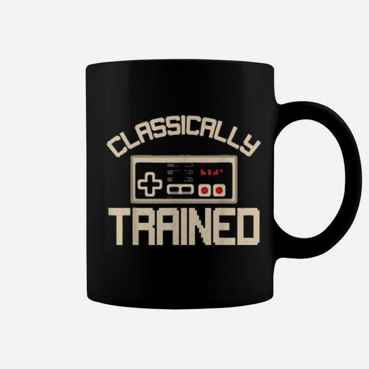 Classically Trained Video Game Retro Vintage Distressed Coffee Mug
