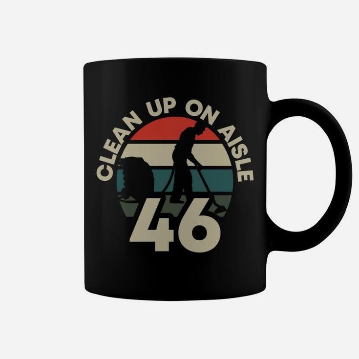 Clean Up On Aisle 46 Anit Biden Retro Vintage Sunset Pro Usa Coffee Mug
