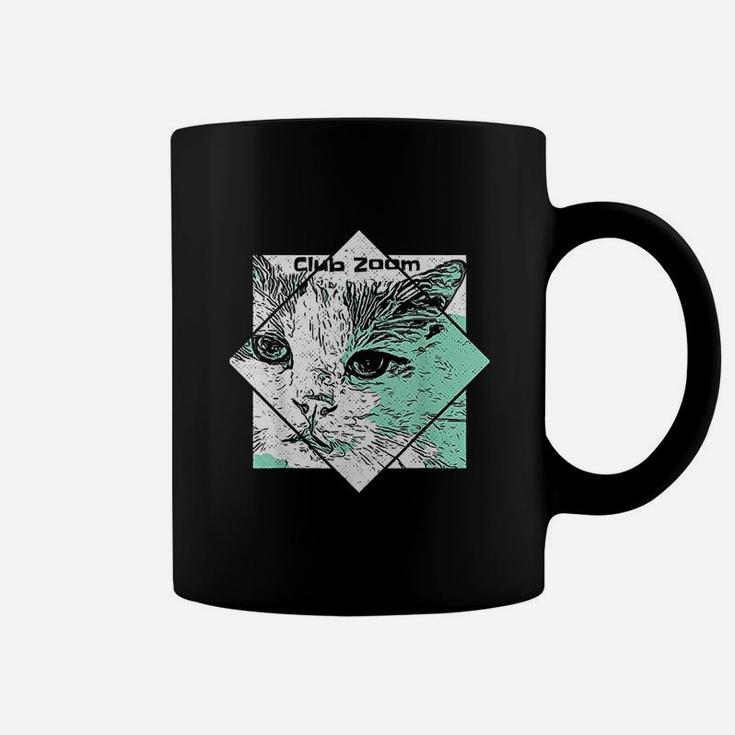 Club Zoom Cat Coffee Mug