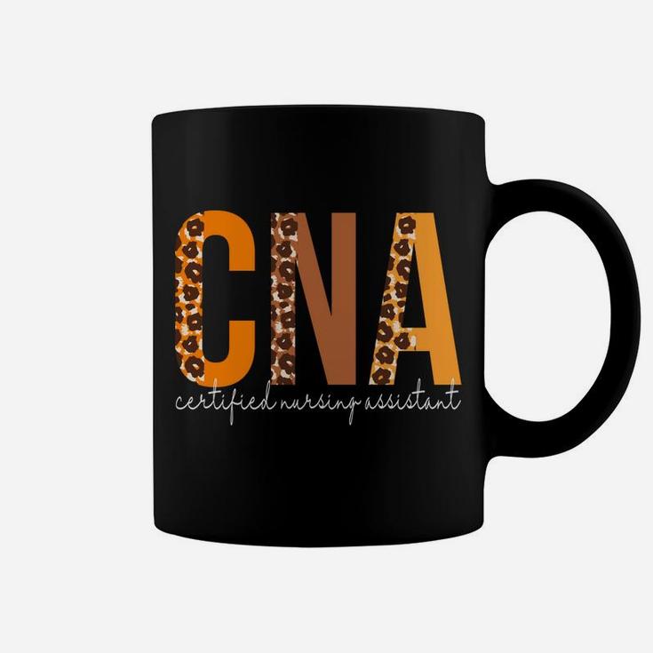 Cna Certified Nursing Assistant Leopard Fall Autumn Lovers Sweatshirt Coffee Mug