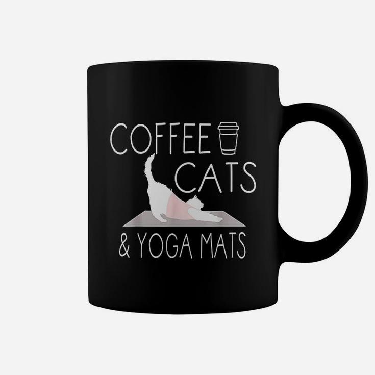 Coffee Cats  Yoga Mats Coffee Mug