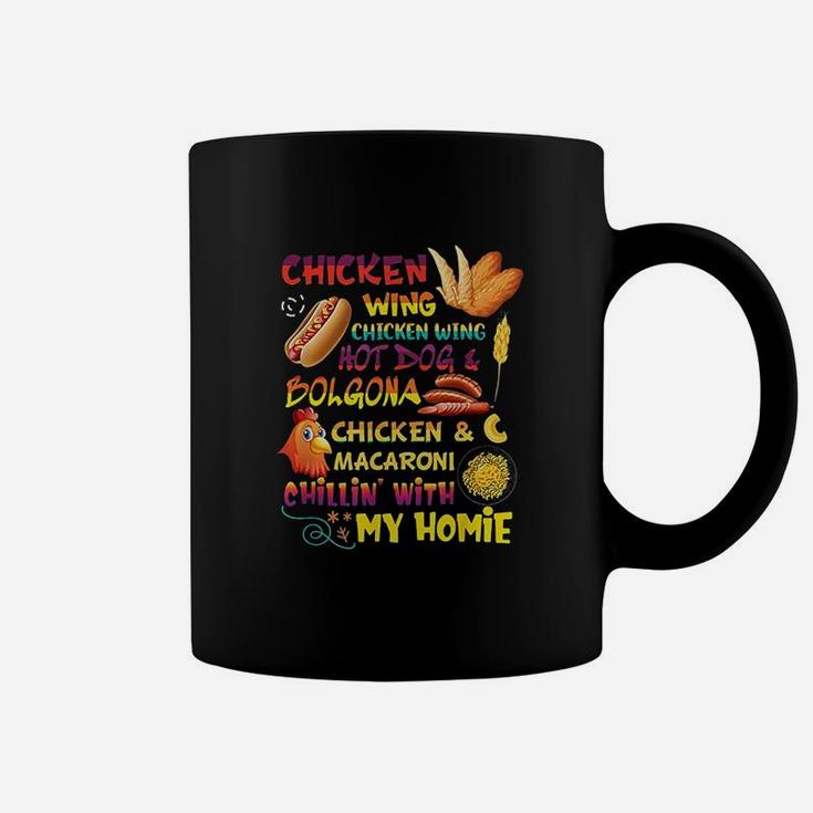 Cooked Chicken Wing Chicken Wing Hot Dog Bologna Macaroni Coffee Mug