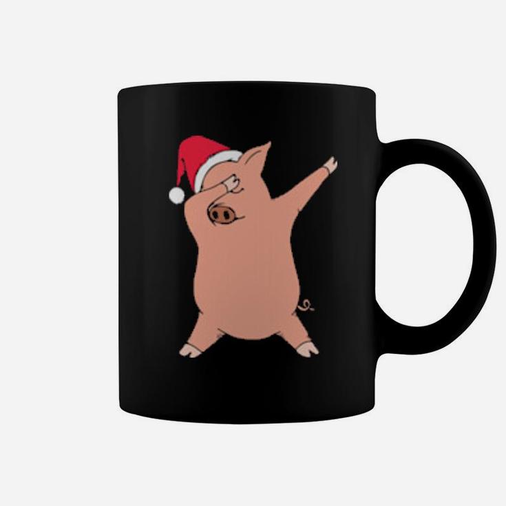 Cool And Funny Dancing Xmas Pig Coffee Mug