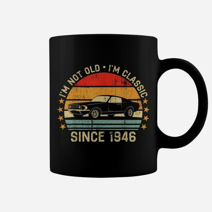 Cool Car Mens 75Th Birthday Gift For 75 Year Old Men & Women Coffee Mug