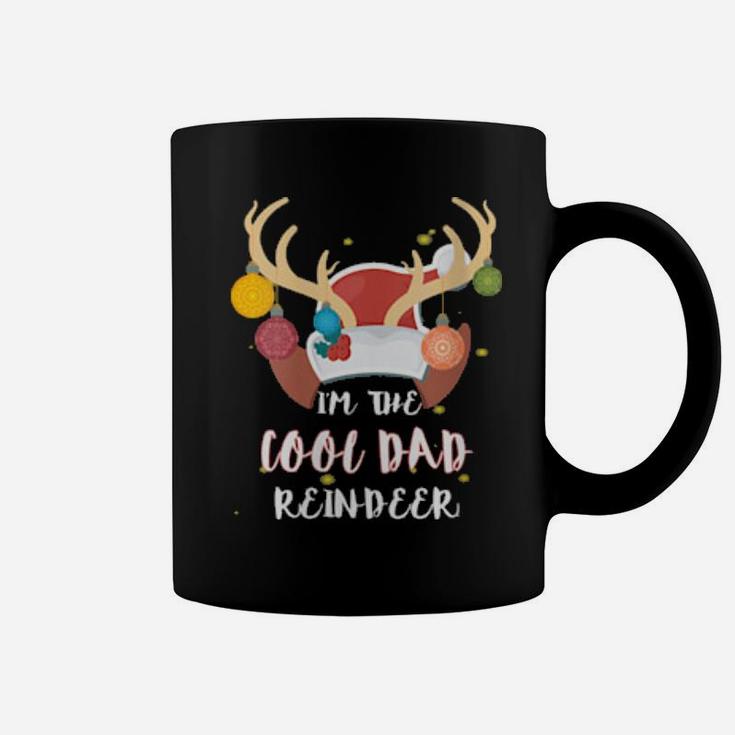 Cool Dad Reindeer Group Matching Family Costume Xmas Coffee Mug