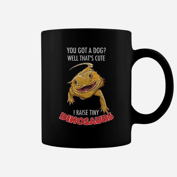 Cool I Raise Tiny Dinosaurs | Funny Bearded Dragon Pet Gift Coffee Mug
