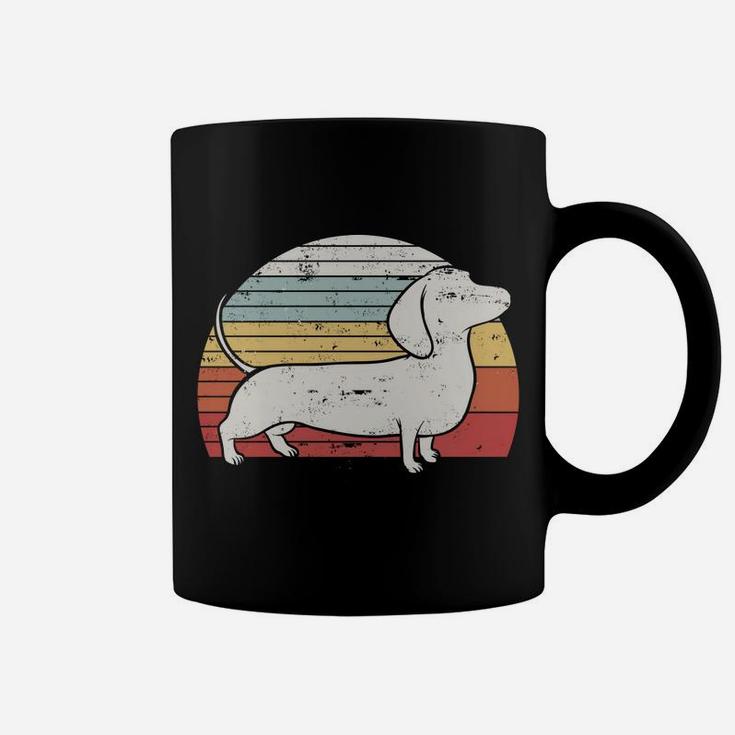 Cool Retro Dachshund Dog Gift Design Weiner Dog Fans Coffee Mug