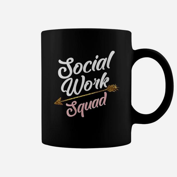 Cool Social Work Squad Funny Humanitarian Team Worker Gift Coffee Mug