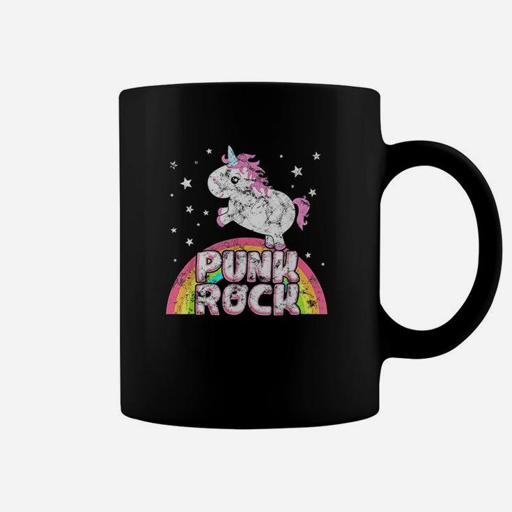 Cool Unicorn Punk Rock Music Coffee Mug