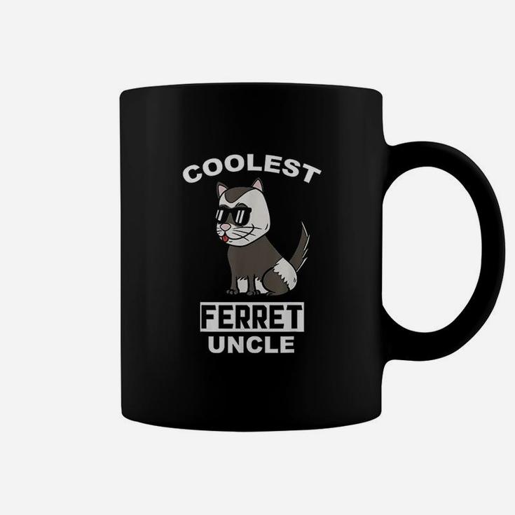 Coolest Ferret Uncle Funny Pet Coffee Mug