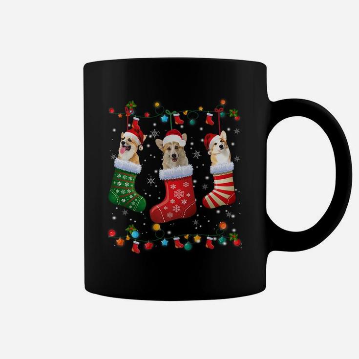 Corgi Christmas Socks Funny Xmas Pajama Dog Lover Gift Coffee Mug