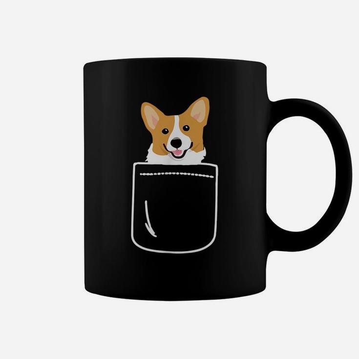 Corgi In Pocket Funny Corgi Crazy Dog Lover Gift Coffee Mug