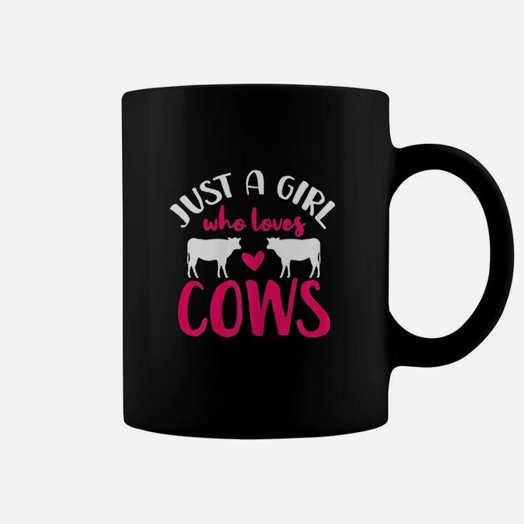 Cow Just A Girl Who Loves Cows Gift Coffee Mug