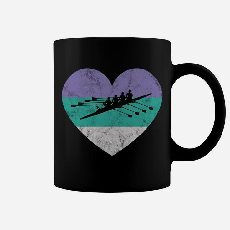Coxless Four Rowing Retro Gift For Women Coffee Mug